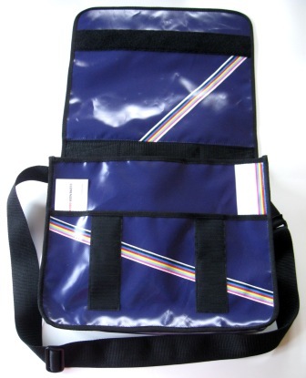 View inside the laptop bags.